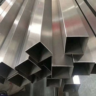 Pipe carrée en acier inoxydable 304 laminée à chaud laminée à froid 402 201 304L 316L 410s 430 20mm 9mm Service de traitement Décoiling