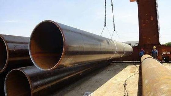 Construction Structure Service de coupe essentiel Zhongyu Lasw tuyau rond soudé tuyau creux en fer inoxydable
