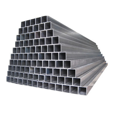 BS EN GB AiSi ASTM A50 1*1 pouce 40x60 GI Pièces d'acier carrées 20x20x2 100x100 Pièces d'acier au carbone carrées Non huilées