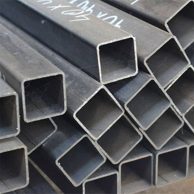 BS EN GB AiSi ASTM A50 1*1 pouce 40x60 GI Pièces d'acier carrées 20x20x2 100x100 Pièces d'acier au carbone carrées Non huilées