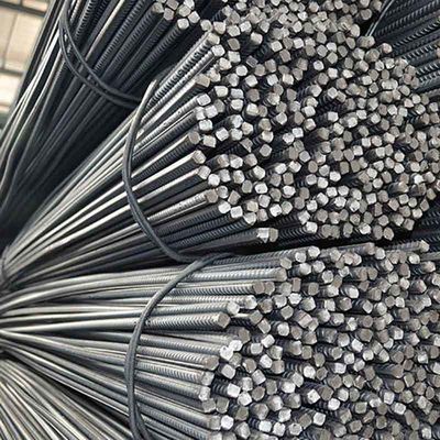 Barres en acier déformées laminées à chaud BS449 B500b DIN488 6m 9m 18m à des fins de renforcement structurel