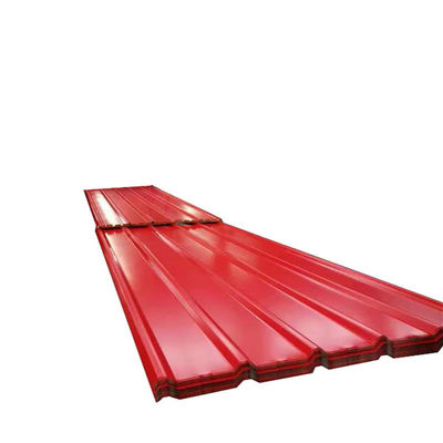 Couleur personnalisée Couleur 1 mm 2 mm 4 x 8 pieds tôles de toiture en acier ondulé galvanisé pour matériaux de construction métalliques