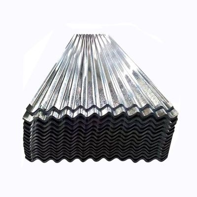 Couleur personnalisée Couleur 1 mm 2 mm 4 x 8 pieds tôles de toiture en acier ondulé galvanisé pour matériaux de construction métalliques