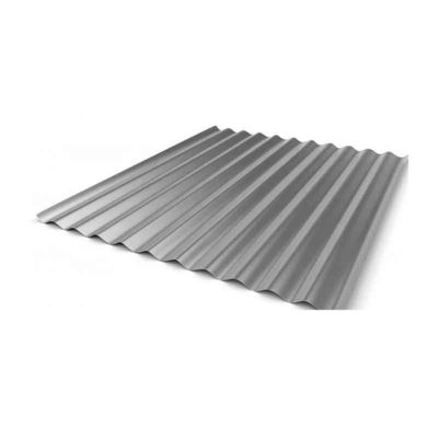 Plaque de toiture en acier ondulé galvanisé revêtu de zinc Plaque de toiture revêtue de zinc pour la construction Zic métallique 30-150g Z10-Z29 revêtement