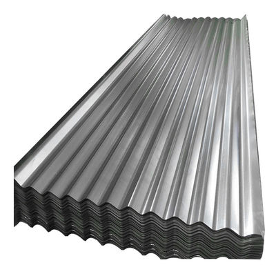 Plaque de toiture en acier ondulé galvanisé revêtu de zinc Plaque de toiture revêtue de zinc pour la construction Zic métallique 30-150g Z10-Z29 revêtement