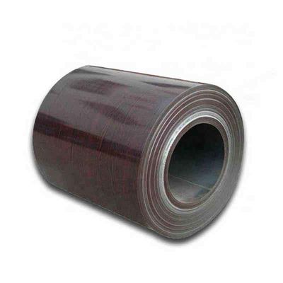 Largeur 1001-1250 mm Zhongyu Coil d'acier galvanisé personnalisé Coil d'acier prépeint PPGI avec Ral 8019 Tolérance ± 1%