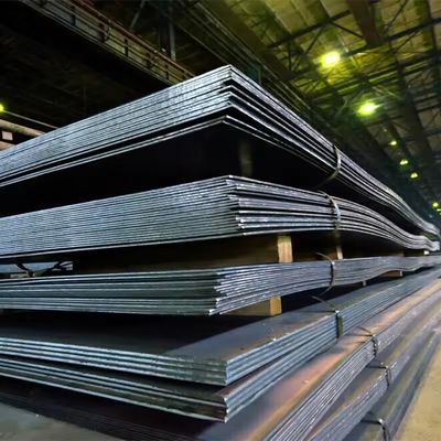 Plaques de tôle en acier au carbone laminées à chaud résistantes à l'abrasion pour chaudières de conteneurs de navires alliage A36 S235 S275 S355 1075