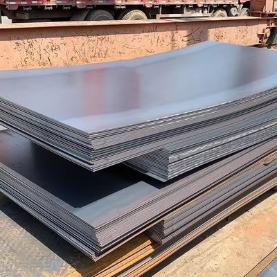Plaques de tôle en acier au carbone laminées à chaud résistantes à l'abrasion pour chaudières de conteneurs de navires alliage A36 S235 S275 S355 1075