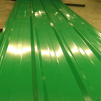 Largeur 762-2000mm Couleur Zinc PPGI PPGL Fourniture de tôles de toiture ondulées 0,14mm 0,15mm 0,20mm 0,22mm pour les toits durables