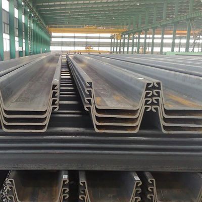 Grade d'alliage Q235/Q235B/Q345/Q345B/Q195/St37/St42/St37-2/St35.4/St52.4/St35 Piles de tôles d'acier laminées à froid de type U Z avec liste