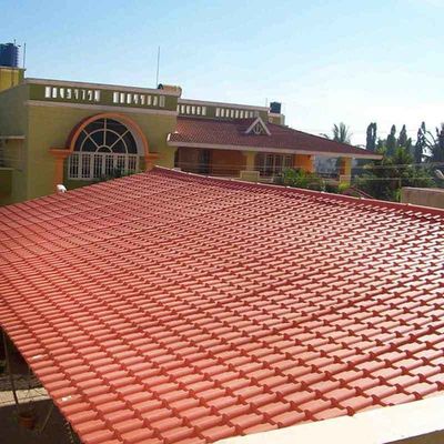 18 Gauge couleur revêtue PPGI PPGL tôle d'acier carreaux de toiture ondulés avec tolérance ± 1% de cuivre galvanisé revêtu