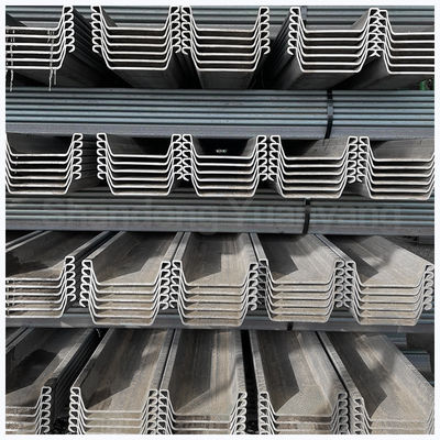 ASTM Standard laminé à chaud laminé à froid Larssen Interlocking 9M 12M 15M 18M Z Steel Sheet Piling pour les besoins de vos clients