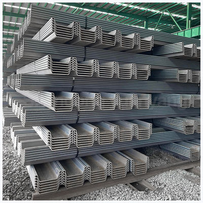 ASTM Standard laminé à chaud laminé à froid Larssen Interlocking 9M 12M 15M 18M Z Steel Sheet Piling pour les besoins de vos clients