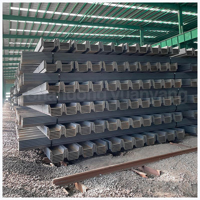 ASTM Standard laminé à chaud laminé à froid Larssen Interlocking 9M 12M 15M 18M Z Steel Sheet Piling pour les besoins de vos clients