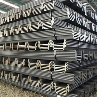 ASTM Standard laminé à chaud laminé à froid Larssen Interlocking 9M 12M 15M 18M Z Steel Sheet Piling pour les besoins de vos clients