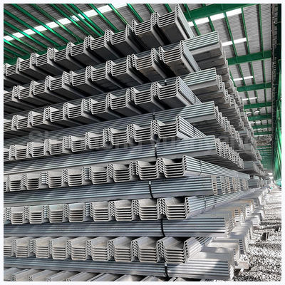 Connecteur de piles en tôle d'acier au carbone A660 galvanisé à chaud de type Z pour les matériaux St37/St42/St37-2/St35.4/St52.4/St35