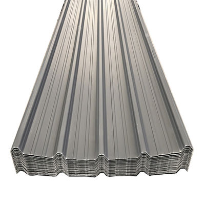 600-1250 mm Largeur Z61-Z90 tôle de toiture en acier ondulé en aluminium tôle de toiture en métal de couleur en zinc Standard AISI ASTM GB JIS