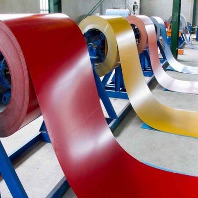 Certificat CE PPGI bobine d'acier prépeint bobine d'acier RAL revêtu de couleur pour feuille de toiture