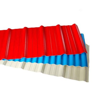 Plaque ondulée de type carreaux multiples, largeur 26 enduit en zinc, aluminium 60 g Plaque d'acier pour bobines Ppgl laminées à froid