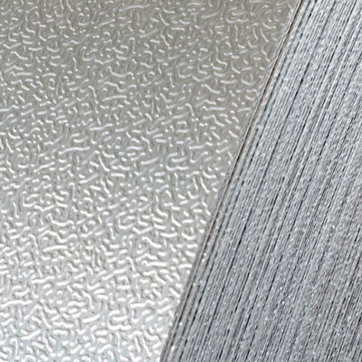 Finition de surface BA Plaque à carreaux décorative en acier inoxydable avec norme ASTM et technique de laminage à chaud/ à froid