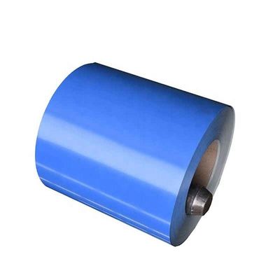 ASTM JIS 201 202 304L 316L 914L 2507 Acier bleu Fer et acier Ral 5016 Couleur recouverte Prepeint PPGI Galvalume bobines d'acier