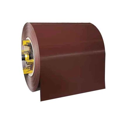 Technique laminé à froid prépeint Ppgi Z100 bobine d'acier revêtue de couleur pour matériaux de construction PE SMP HDP PVDF