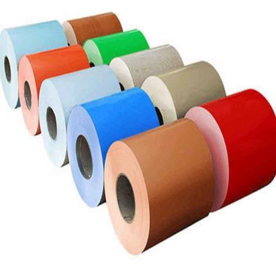 Technique laminé à froid prépeint Ppgi Z100 bobine d'acier revêtue de couleur pour matériaux de construction PE SMP HDP PVDF
