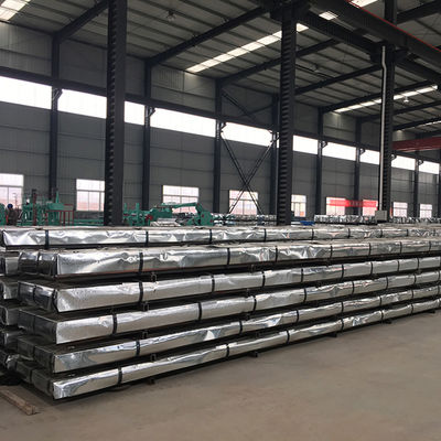 Zhongyu Zic 30-150g Plaque de toiture en acier ondulé galvanisé Plaque de toiture revêtue de zinc pour bâtiment avec service de perçage