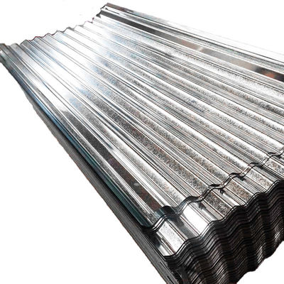 résistance Plaque d'acier zinc galvanisé DX51D DX52D 20 gauge tôle de toiture ondulée pour la tôle de toiture ondulée personnalisée