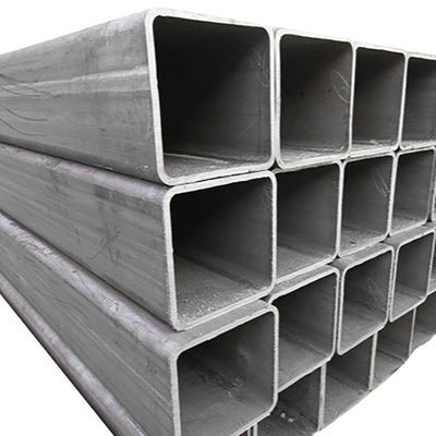 Pièces en acier carré non allié ASTM A50 1*1 pouce 40x60 GI Pièces en acier carré 20x20x2 100x100 Pièces en acier au carbone carrées avec certificat ISO9001