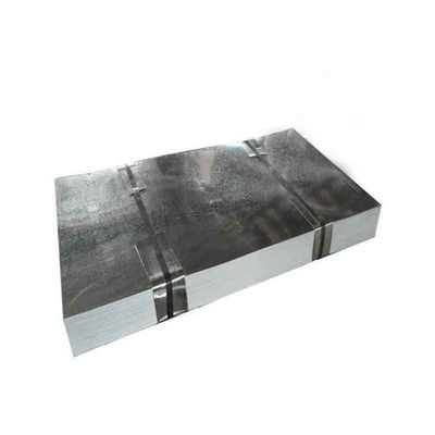 Plaque d'acier galvanisée revêtue de zinc Dx51d SGCC Plaque d'acier de toiture métallique prépeinte 4*8 Plaque de bobine d'acier galvanisée à base de laminage à chaud