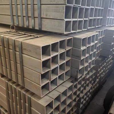 25x50 50x50mm Q235 A36 Tubes carrées de carbone Tubes en acier creux rectangulaires pour des applications à haute résistance et à surface lisse