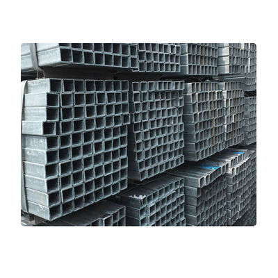 ASTM A106 A36 A53 BS Shs Pipe d'acier galvanisé de structure carrée Erw rectangulaire avec une tolérance de ± 1% et échantillon fourni