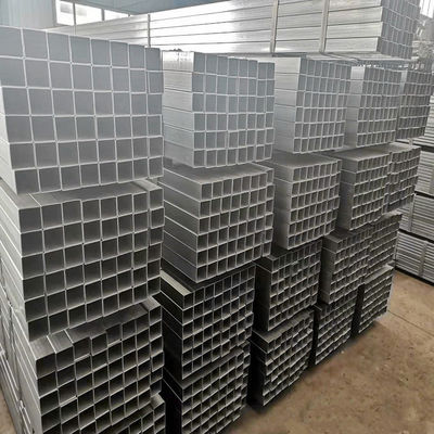 Pièces en acier prégalvanisées standard ASTM GI à section creuse carrée pour de la catégorie Q195/Q235/Q345/SS400