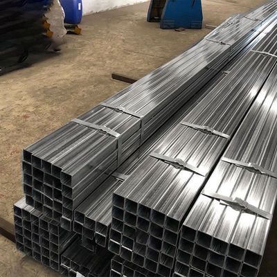 Pièces en acier prégalvanisées standard ASTM GI à section creuse carrée pour de la catégorie Q195/Q235/Q345/SS400