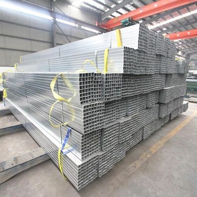 Pièces en acier prégalvanisées standard ASTM GI à section creuse carrée pour de la catégorie Q195/Q235/Q345/SS400