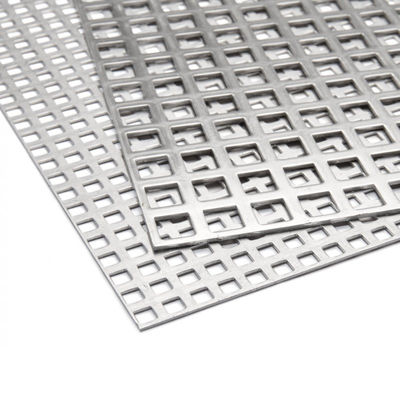 304L 316L 410 Plaque métallique perforée perforée en acier inoxydable pour la décoration ASTM Standard Finition de surface n ° 3 Zhongyu
