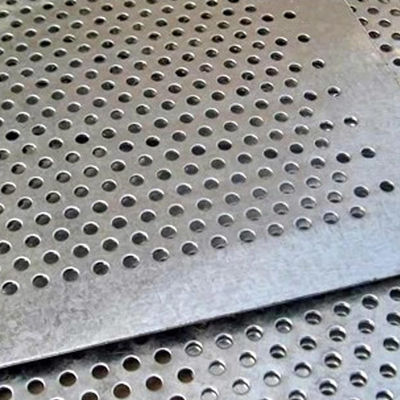 304L 316L 410 Plaque métallique perforée perforée en acier inoxydable pour la décoration ASTM Standard Finition de surface n ° 3 Zhongyu