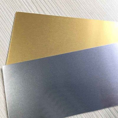 0.1-200mm Épaisseur PVD revêtu d'or miroir feuille d'acier inoxydable en AiSi Standard pour la décoration intérieure à la mode