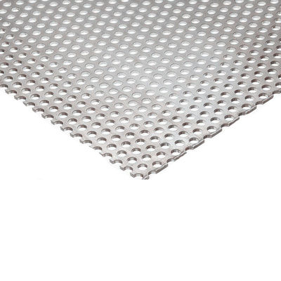 0.5 mm 0,65 mm 0,8 mm 2,5 mm 304 acier inoxydable hexagonale perforation ronde plaque perforée avec tolérance ± 1% couleur naturelle