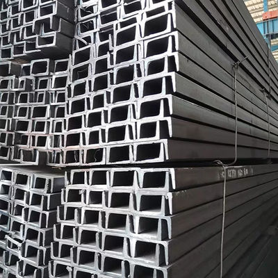 Alloy 4,5-14,5 mm épaisseur universelle extrudée U200 41 mm Barre en acier au carbone de petite taille 1020 U-canal roulé