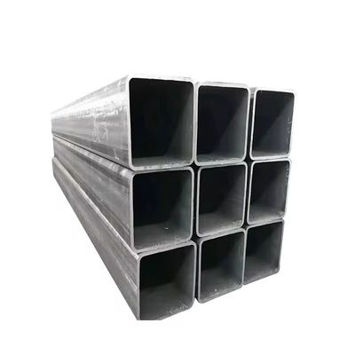Forme de section carrée 30x30x3 mm 23 mm Longueur 6m S355 Pipe soudrée en fer noir Tube carrée en acier au carbone