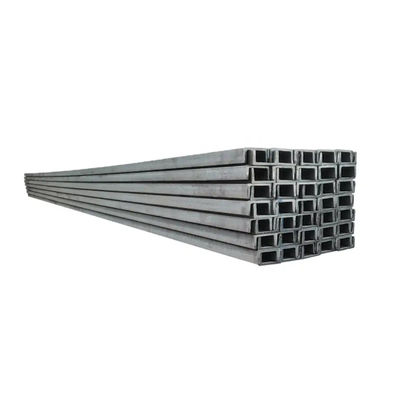 Barre de canal en acier au carbone en forme de U avec un taux élevé de S235JR S355JR à la technique de laminage à froid à chaud