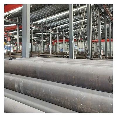 Pipe d'acier galvanisée dn350 en acier galvanisé en alliage de carbone ronde pour le transport des eaux usées de gaz pétrolier