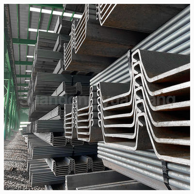 Compétitive U-type et Z-type d'empilement de tôles d'acier pour les matériaux de construction de 12m Cofferdam
