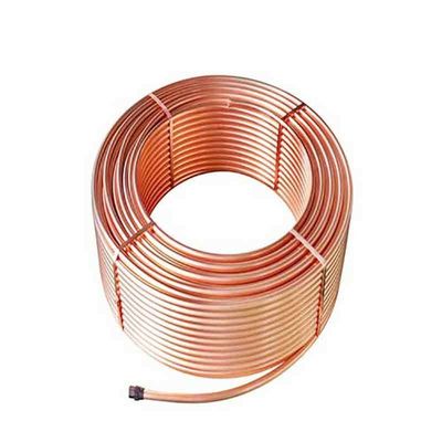 Tubes en cuivre non allié pour solutions de refroidissement sans soudure dans diverses industries Épaisseur de paroi 0,1 mm 50 mm