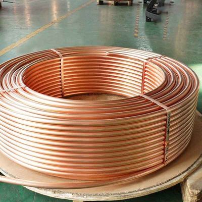 Tubes en cuivre non allié pour solutions de refroidissement sans soudure dans diverses industries Épaisseur de paroi 0,1 mm 50 mm