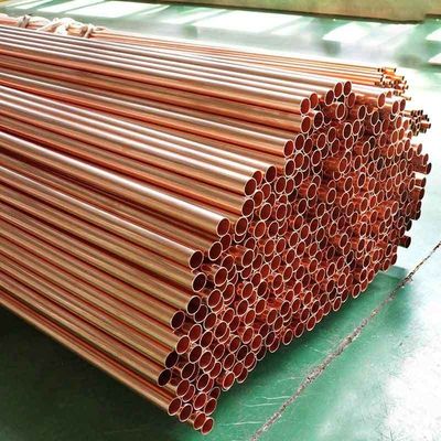 Tubes en cuivre non allié pour solutions de refroidissement sans soudure dans diverses industries Épaisseur de paroi 0,1 mm 50 mm