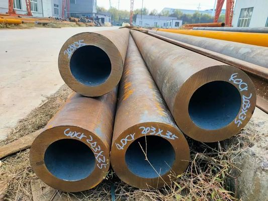 406.5mm précision STKM 13B épaisseur de tuyau sans soudure 0,1 mm-20 mm standard ASTM JIS DIN GB ASME tuyau de transport en acier au carbone
