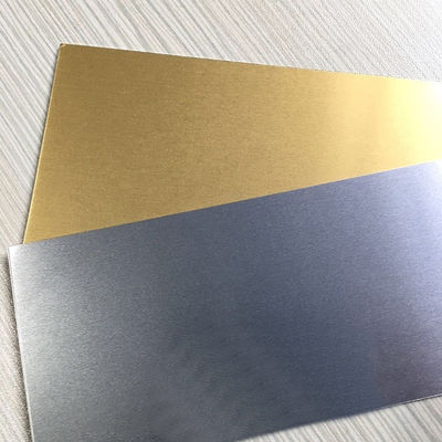 Longueur personnalisée très personnalisable 8k miroir plaqué or feuille de fer flash en acier inoxydable